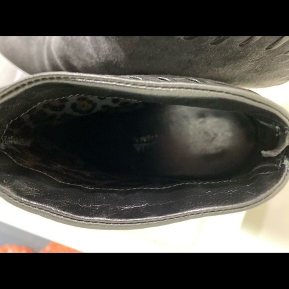 #139 AQUATALIA RILEY charcoal heeled ankle boots - Picture 9 of 9